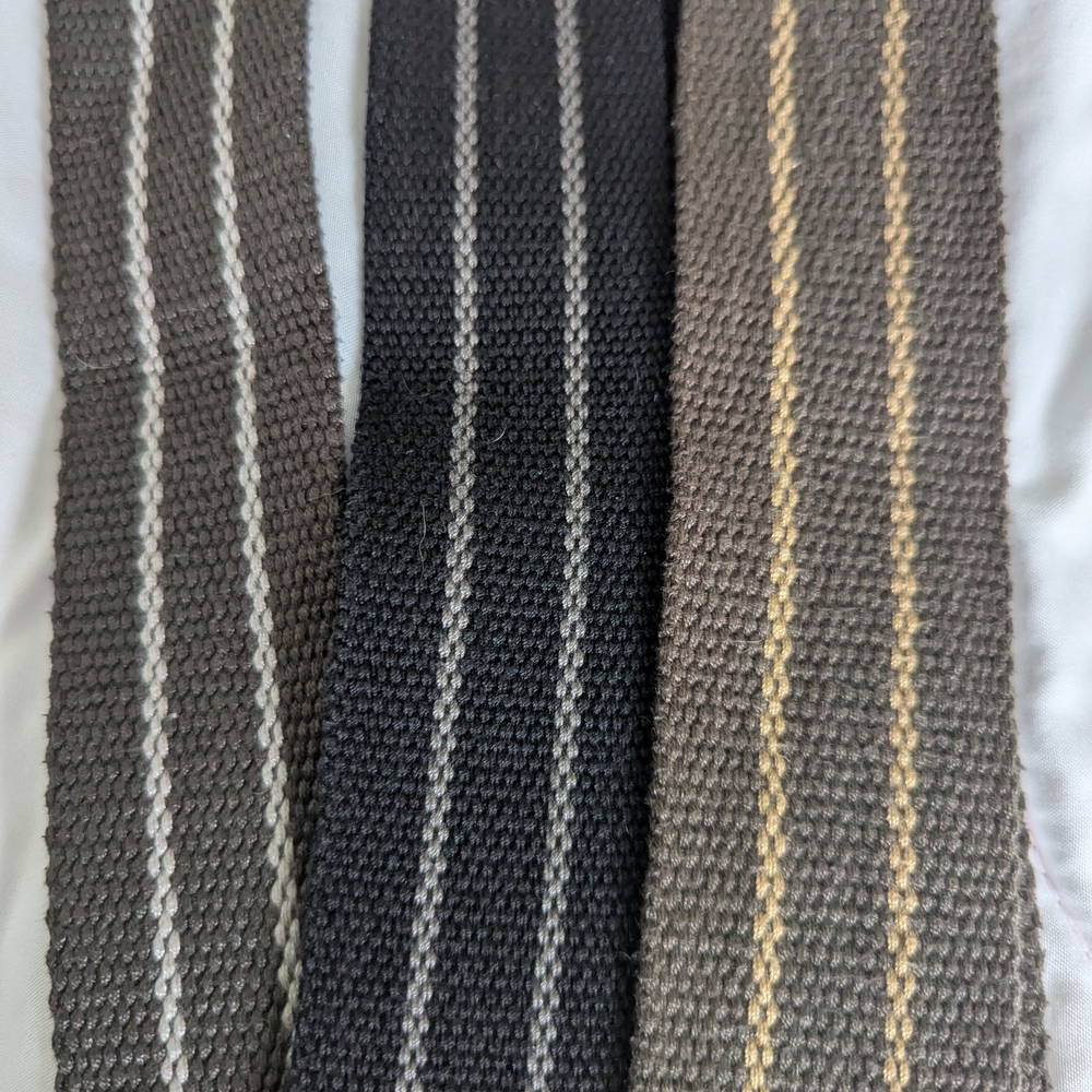 Men's Striped Belts